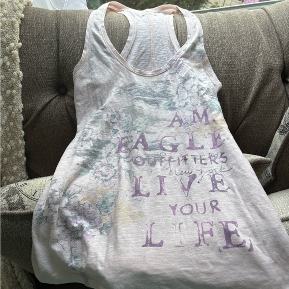 American Eagle Outfitters Tops - American Eagle light pink tank top